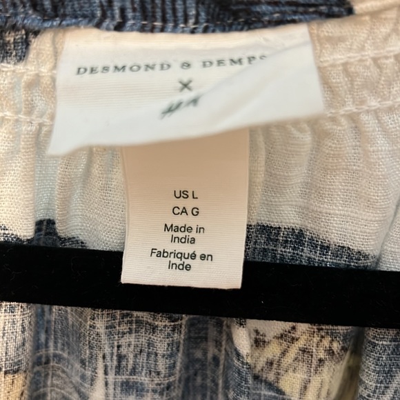 French Riviera Kaftan Dress by Desmond & Dempsey Size Large - Picture 6 of 11